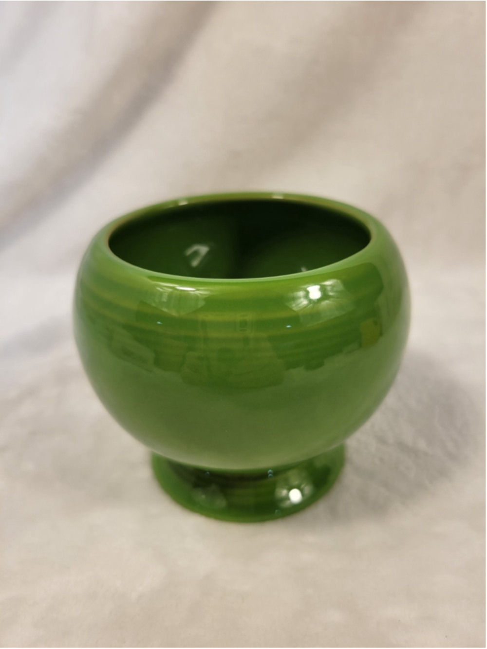 Fiesta HLC Shamrock Individual Sugar Bowl No Lid EUC Fiestaware Green